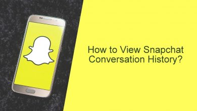 How to view snapchat conversation history