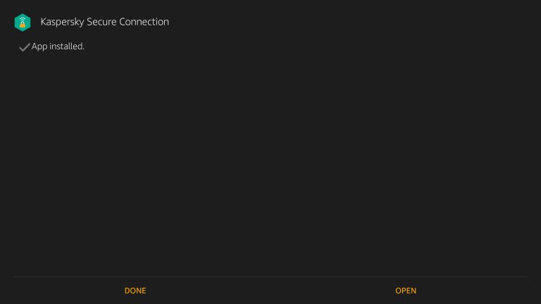 Install Kaspersky VPN on Firestick 