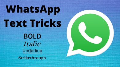 WhatsApp Text Tricks