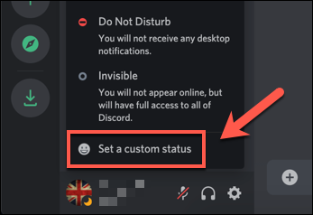 Set a Custom status