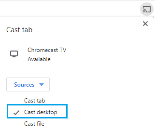 Google Chrome - Cast Desktop