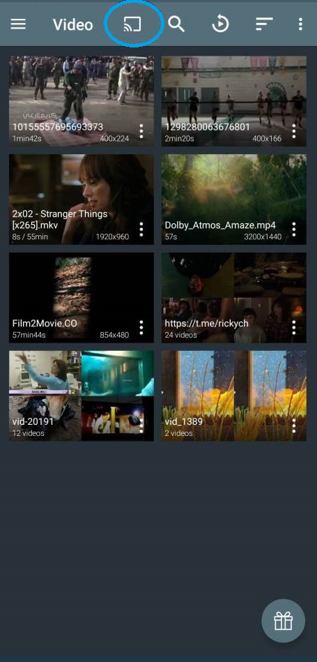 Chromecast Ace Stream from Smartphone