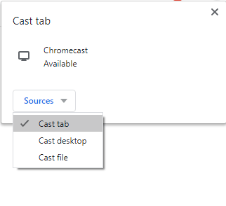 Chromecast GoToMeeting using PC