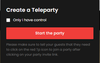 Chromecast Netflix Party or Teleparty