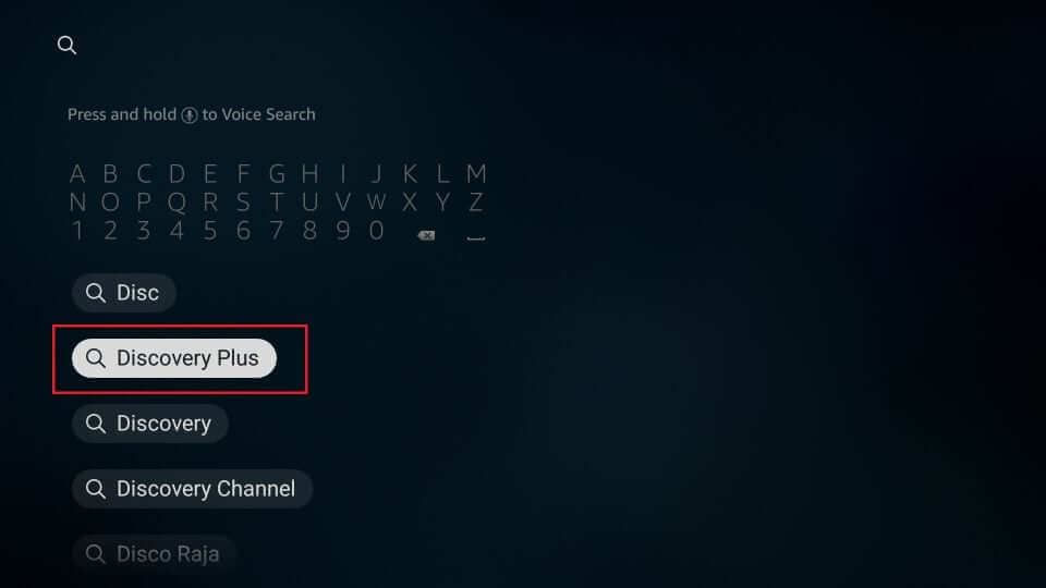 Search for Discovery Plus