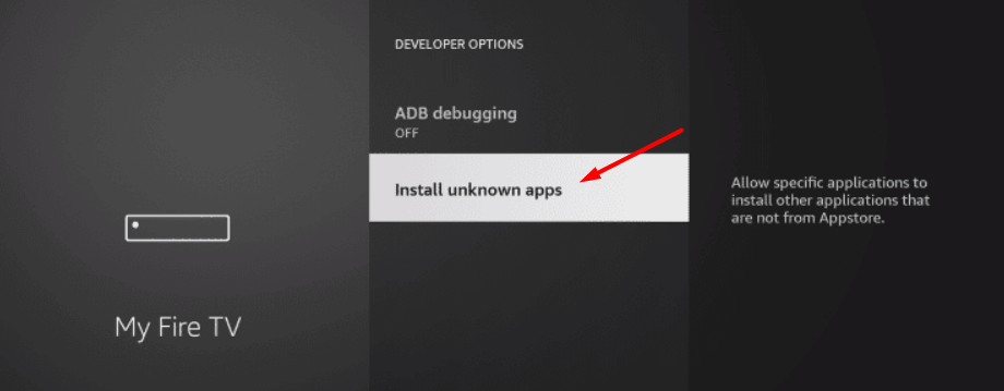 Install Unknown Apps Setting