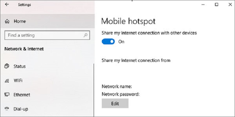 Network and Internet Settings Network and Internet Settings