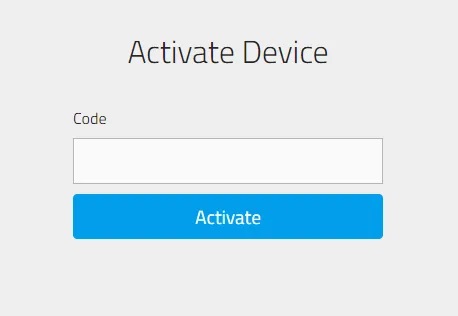 Enter Activation Code