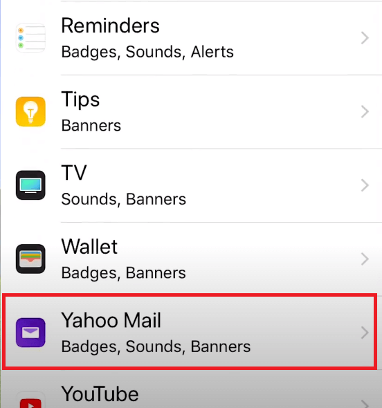 Setup Yahoo Mail on Apple Watch