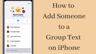 Add Someone to a Group Text on iPhone