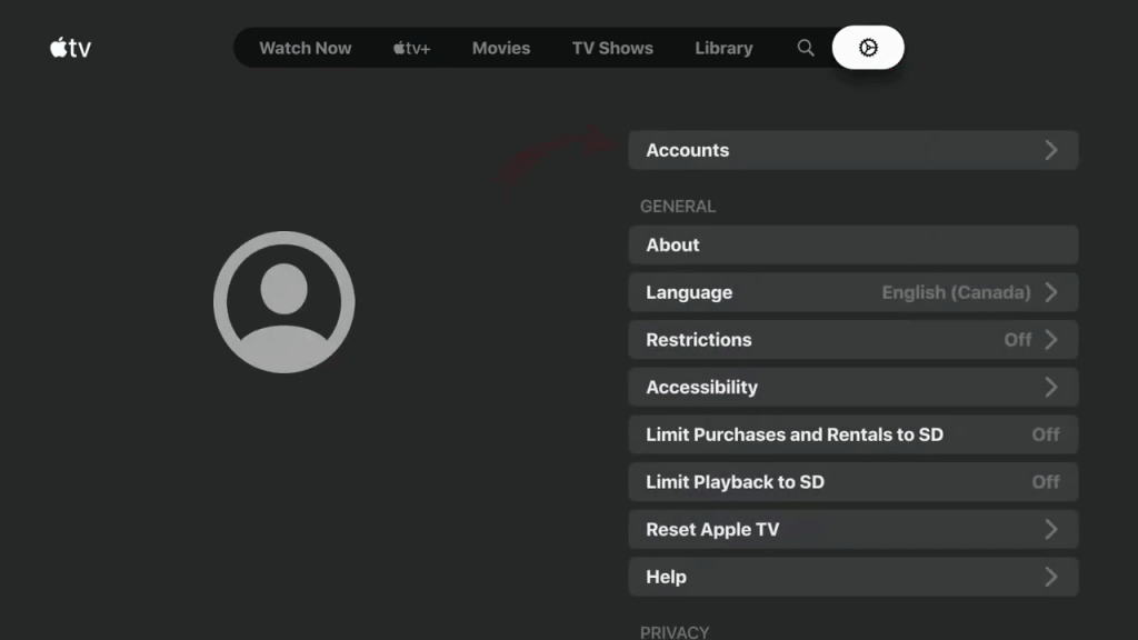 Apple TV app on Google TV