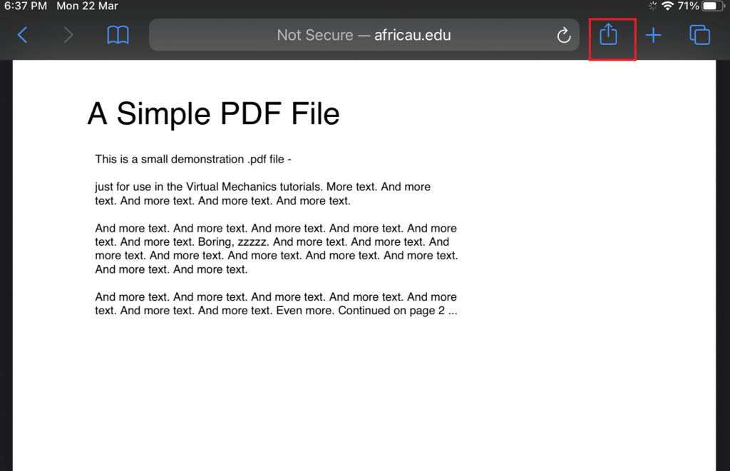 How to Save PDF on iPad 