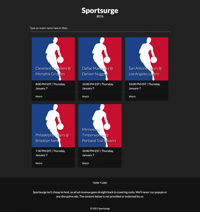 sportsurge golf