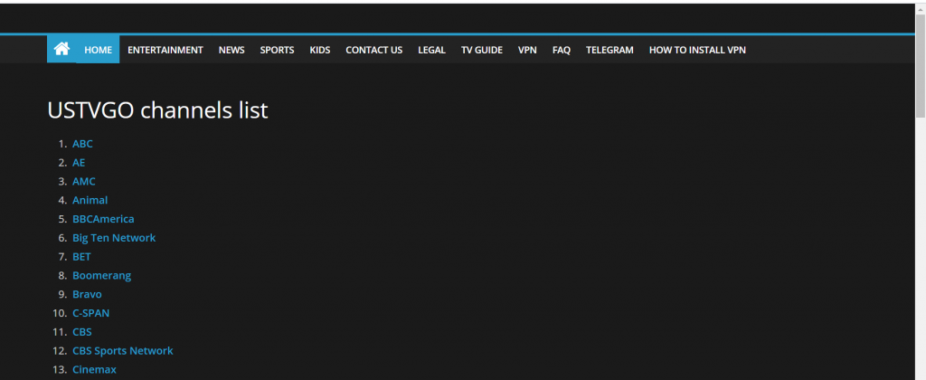 USTVGO