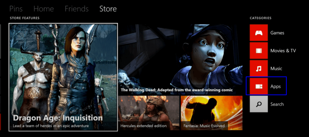 Select Apps in Xbox One - Vudu on Xbox One