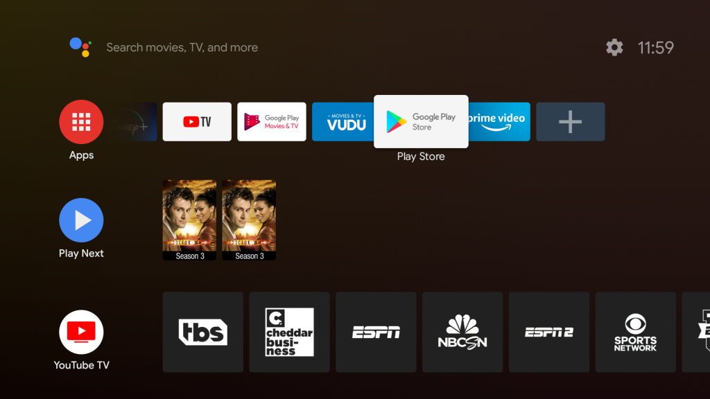 Install YouTube TV on TiVo Stream