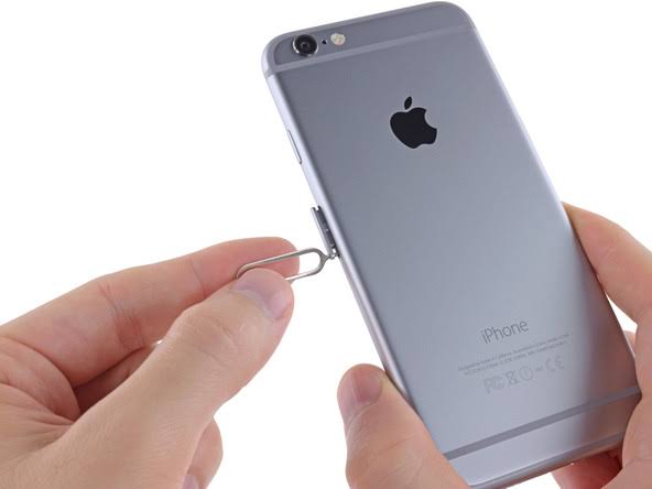 how to open sim card slot on iphone