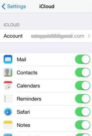 Share notes using iCloud