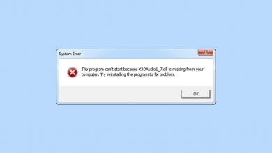 Fix X3DAudio1_7.dll Error