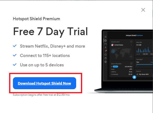 trial - How to get Hotspot Shield Premium for Free