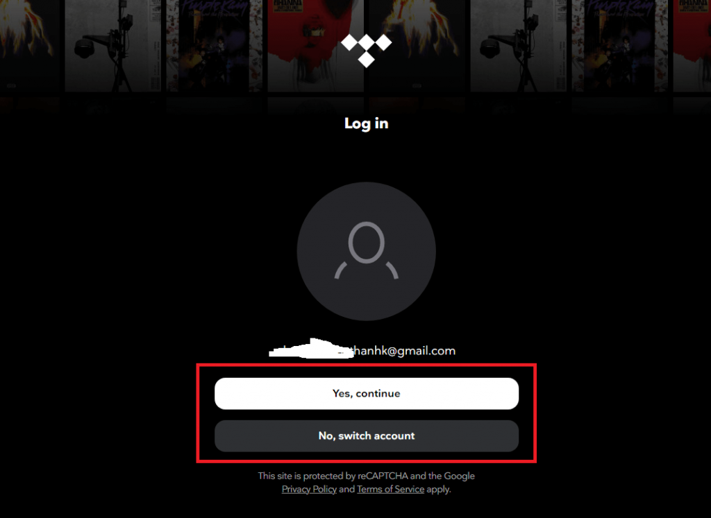 your account -  how to get Tidal Premium for Free