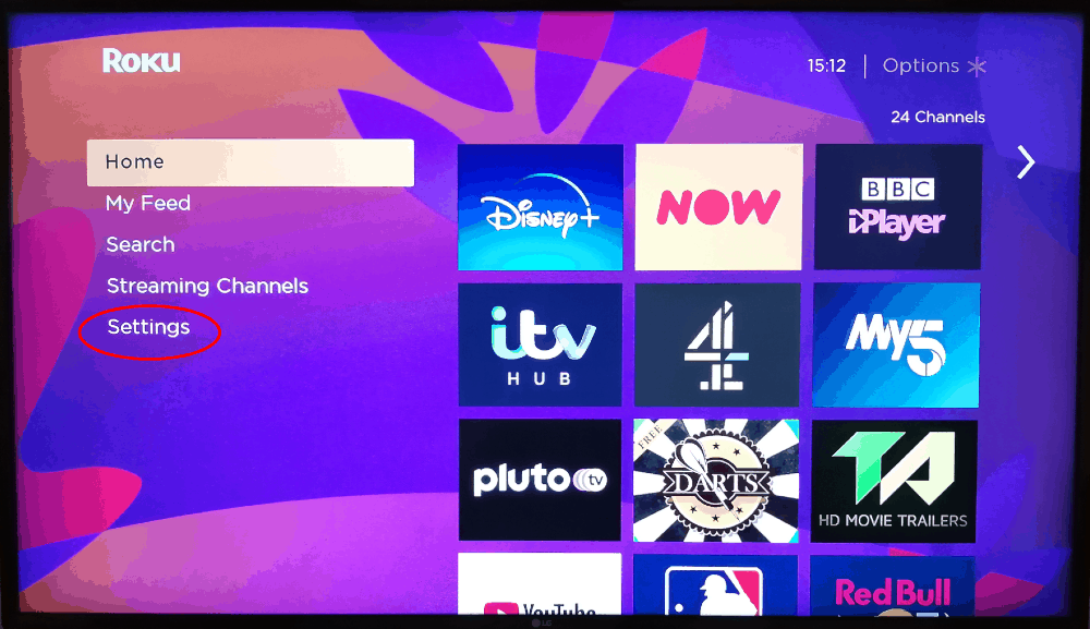 Restart Roku