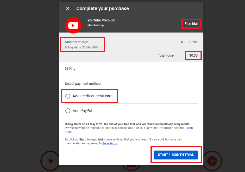 YouTube Premium for Free