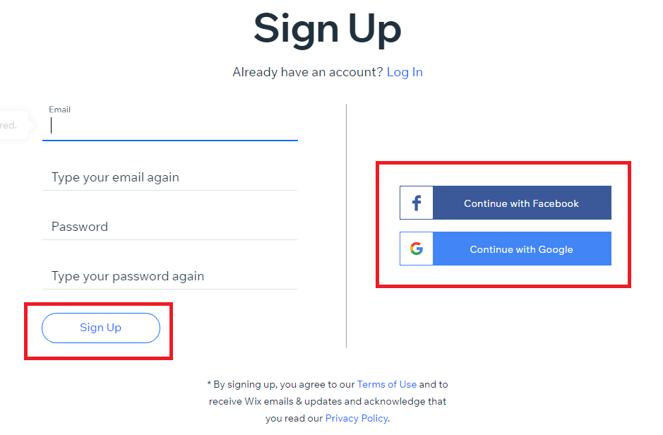 sign in - Wix Premium for Free