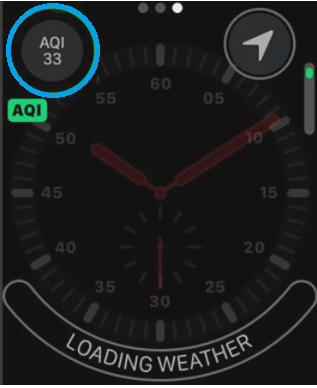 add an AQI complication on Apple Watch