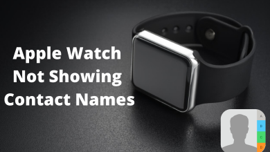 Apple Watch Not Showing Contact Names