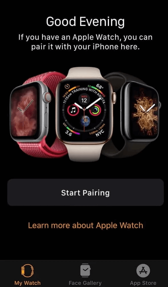 pair your Apple Watch with iPhone