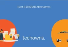 Featured Image with blog title - Best 11 WinRAR alternatives