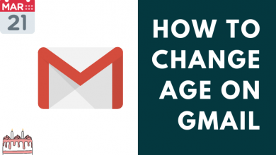 Change Age on Gmail