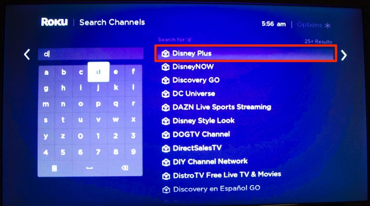 Disney Plus on JVC Roku TV