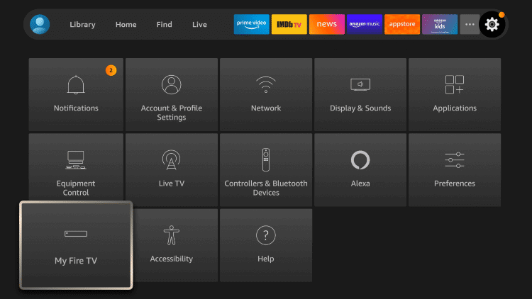 click My Fire TV