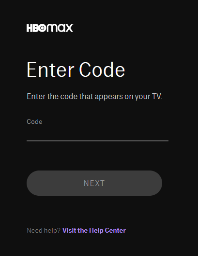 Enter the Activation code