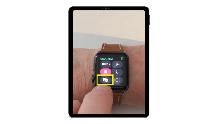 Theater Mode icon on Apple Watch