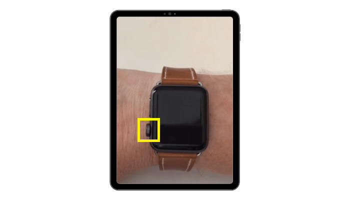 power button - Theater Mode on Apple Watch