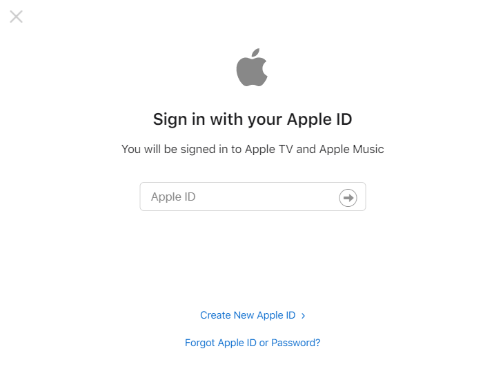 Sign in to your Apple ID