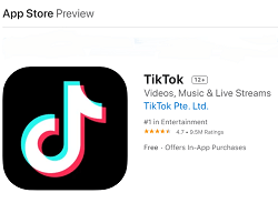 Install TikTok app