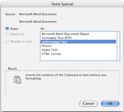 shortcut remove hyperlink in word