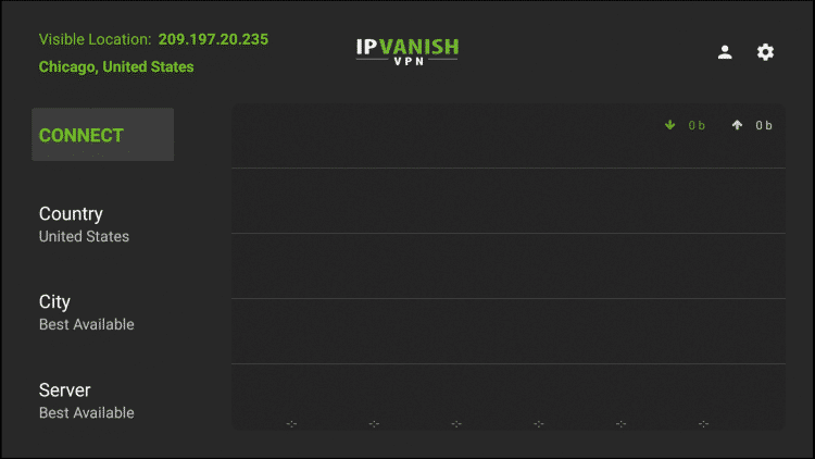 IPVanish VPN on Google TV