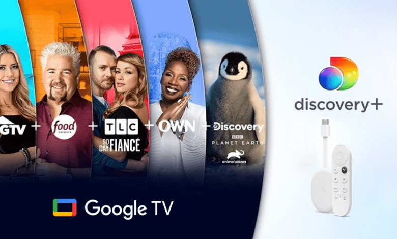 Discovery Plus on Google TV