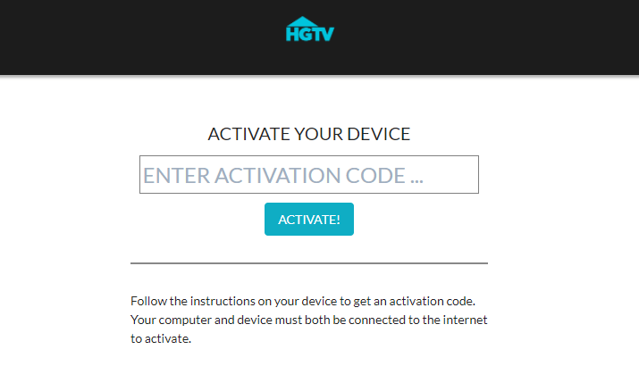 Enter the activation Code