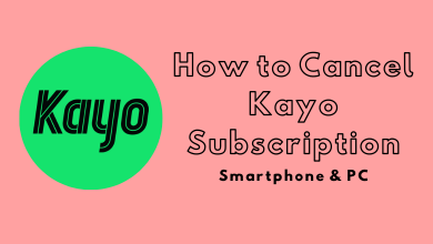 How to Cancel Kayo Subscription