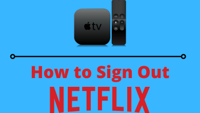 Sign Out Netflix on Apple TV