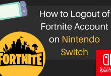 How to logout of Fortnite Account on Nintendo Switch