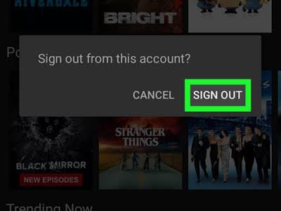 Sign out Netflix on PlayStation 5