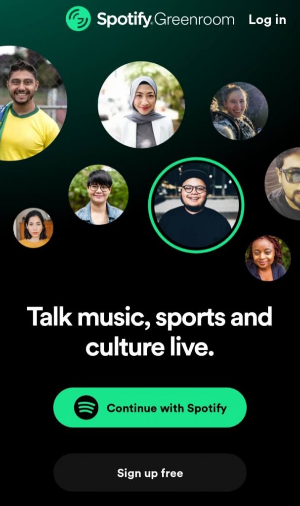 Select Continue with Spotify