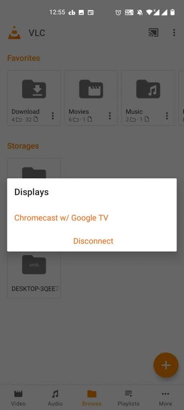 Cast VLC to Google TV